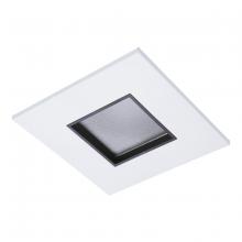 Cooper Lighting Solutions - Canada TL44S2GMWBB - 2" SQ PIN, DIF LENS,  WHT FLG, BLK FRM