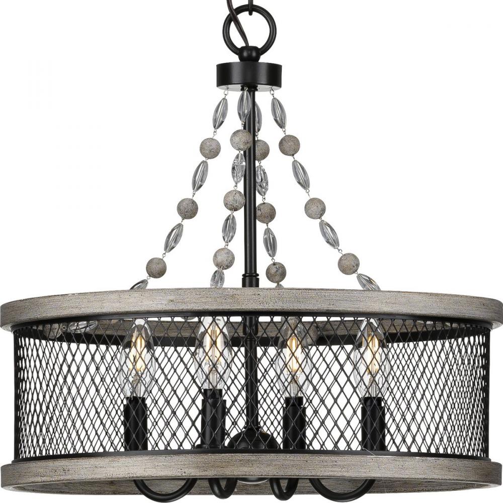 P400204-020 4-60W CAND CHANDELIER