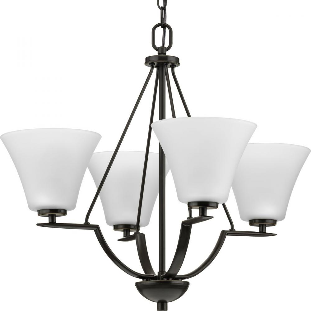 P4622-20W 4-100W MED CHANDELIER