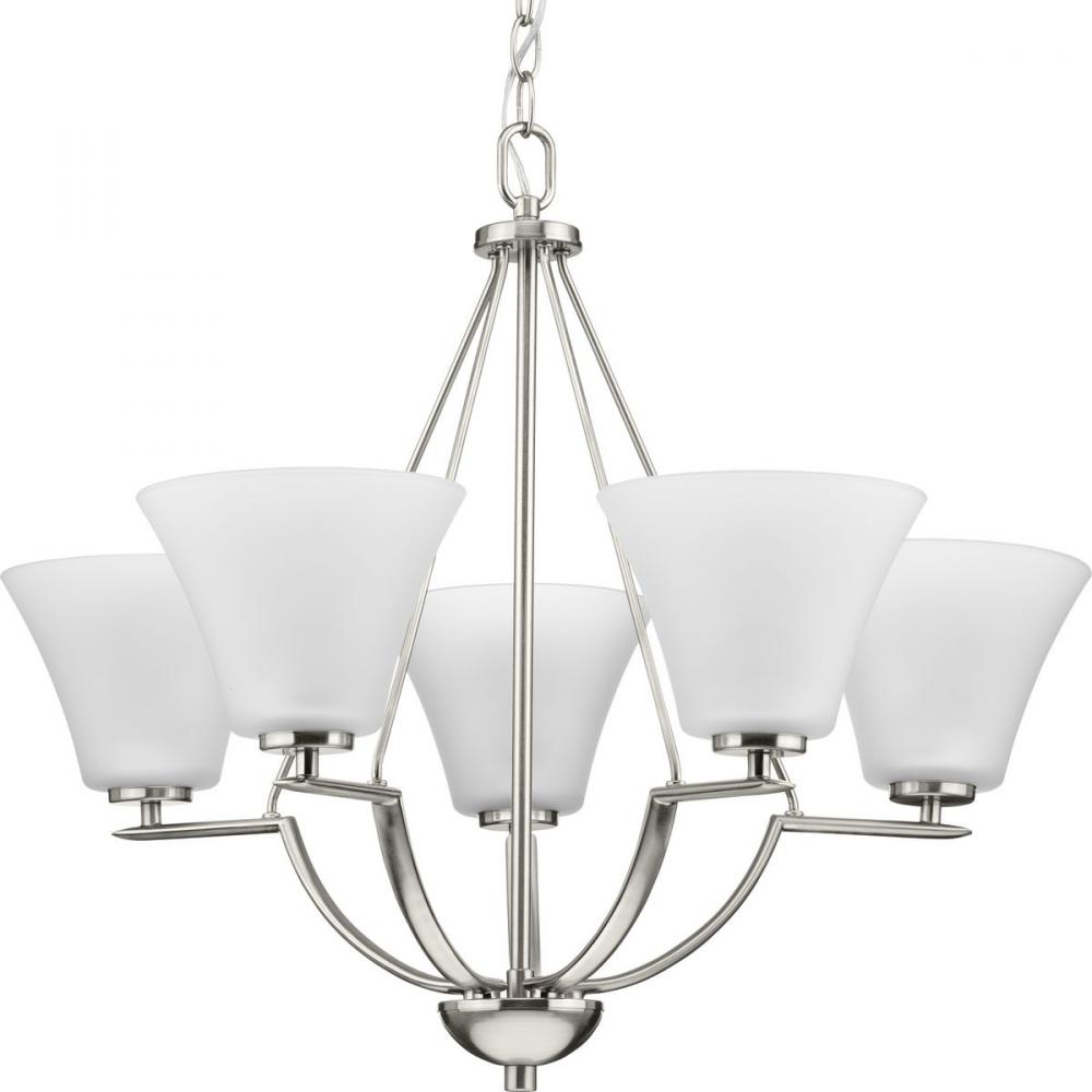 P4623-09 5-100W MED CHANDELIER