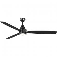 Progress Lighting, a Hubbell affiliate P2554-3130K - P2554-3130K 60IN 3 BLADE FAN W/LED LGT