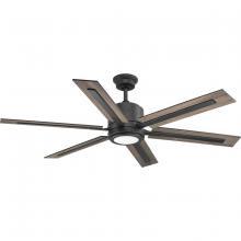 Progress Lighting, a Hubbell affiliate P2586-7130K - P2586-7130K 60IN 6 BLADE FAN W/ LED LGT