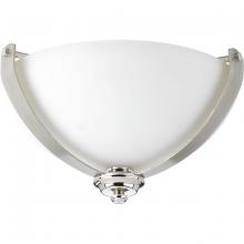 Progress Lighting, a Hubbell affiliate P350035-104 - P350035-104 2-60W MED FLUSH MOUNT