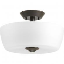 Progress Lighting, a Hubbell affiliate P350060-020 - P350060-020 2-100W MED SEMI-FLUSH