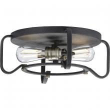 Progress Lighting, a Hubbell affiliate P350116-071 - P350116-071 2-60W MED FLUSH MOUNT