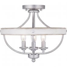 Progress Lighting, a Hubbell affiliate P350117-141 - P350117-141 4-60W CAND SEMI-FLUSH