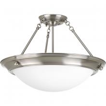 Progress Lighting, a Hubbell affiliate P3569-09 - P3569-09 3-100W-MED  SEMI-FLUSH