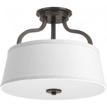 Progress Lighting, a Hubbell affiliate P3720-20 - P3720-20 2-100W MED SEMI-FLUSH CONV