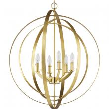 Progress Lighting, a Hubbell affiliate P3889-12 - P3889-12 6--60W CAND SPHERE FOYER