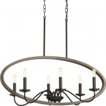 Progress Lighting, a Hubbell affiliate P400082-020 - P400082-020 6-60W CAND CHANDELIER