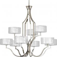 Progress Lighting, a Hubbell affiliate P4646-104WB - P4646-104WB 9-60W KRYPTON CHANDELIER