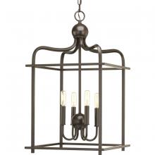 Progress Lighting, a Hubbell affiliate P500036-020 - P500036-020 4-60W CAND PENDANT