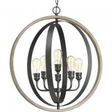 Progress Lighting, a Hubbell affiliate P500094-143 - P500094-143 6-60W MED PENDANT