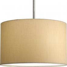 Progress Lighting, a Hubbell affiliate P8823-01 - P8823-01 BEIGE FABRIC SHADE 16in DIA