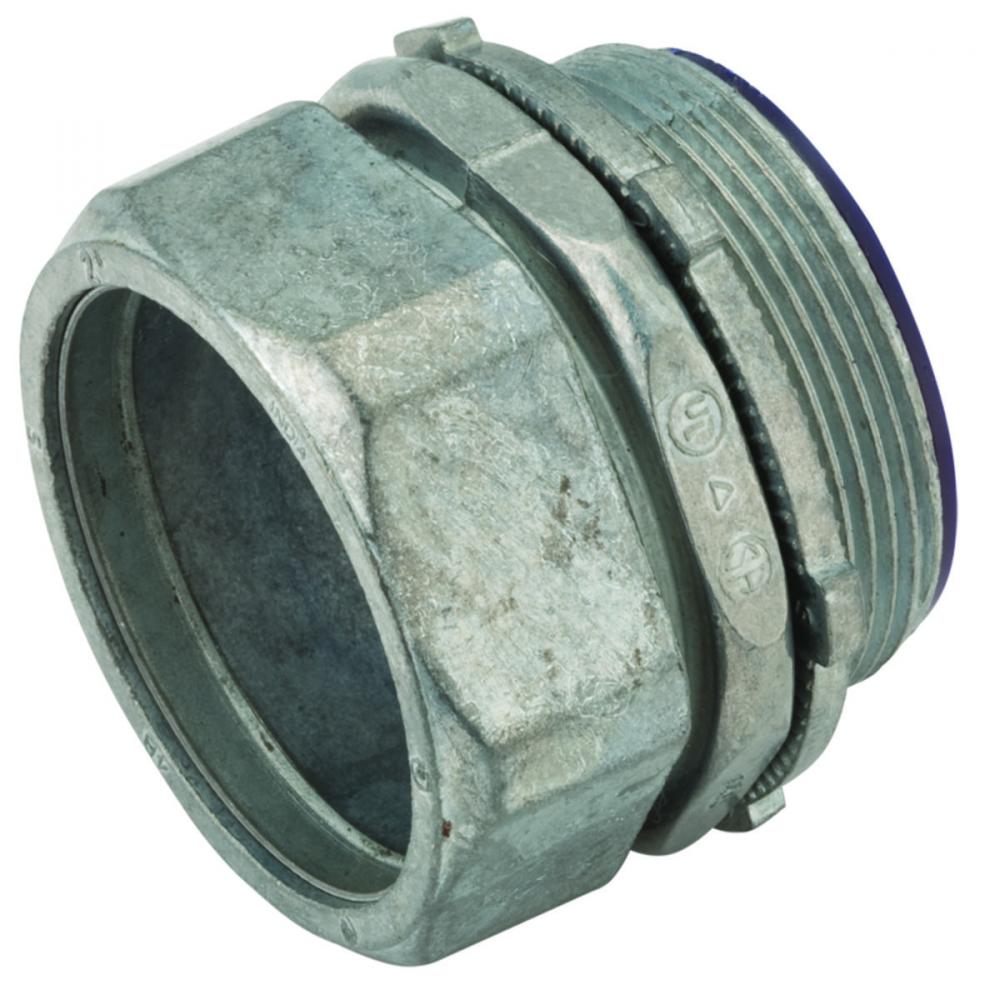 EMT COMPR CONNECTOR INSUL 2-1/2 DC ZINC