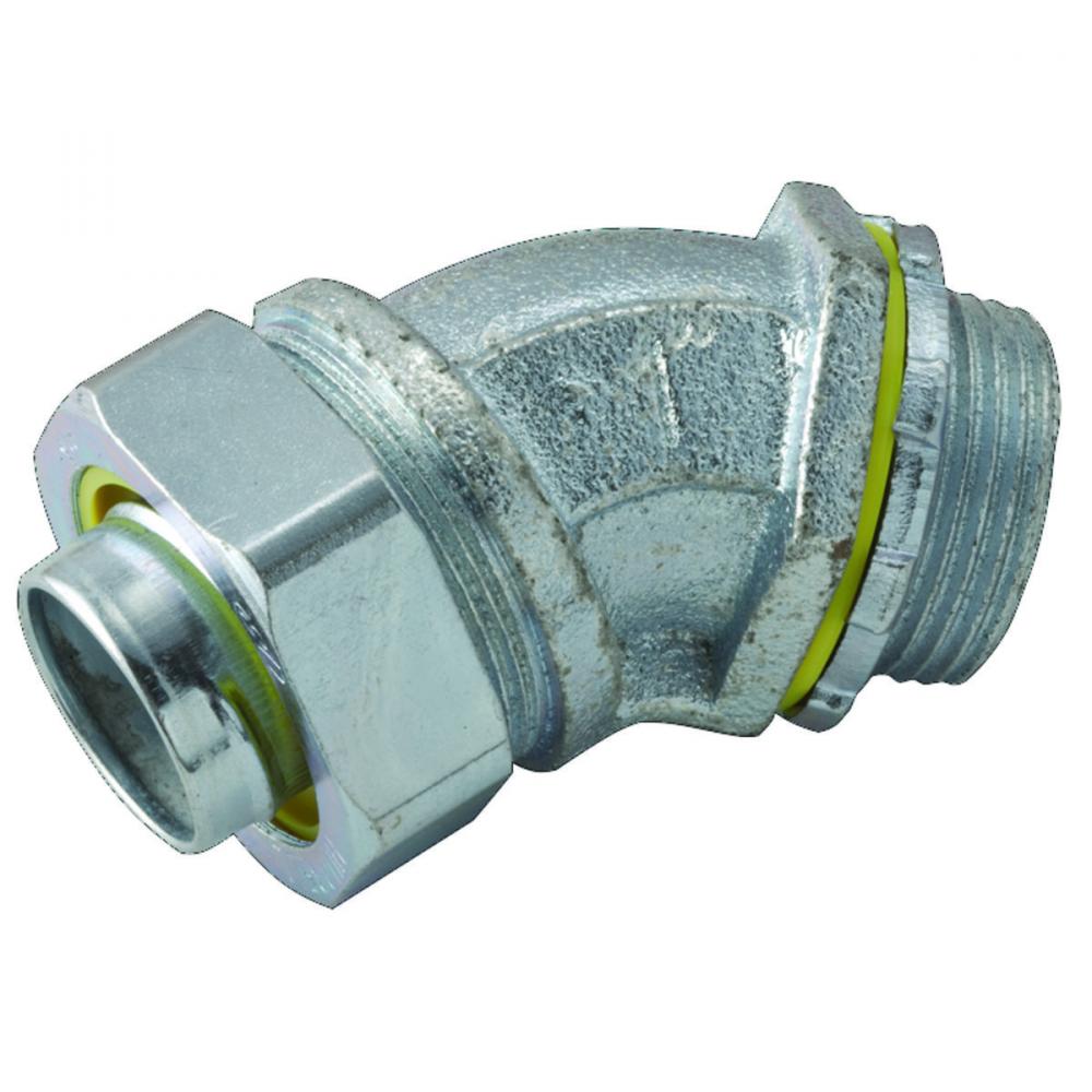 LIQUIDTIGHT CONNECTOR 45 1 IN STEEL