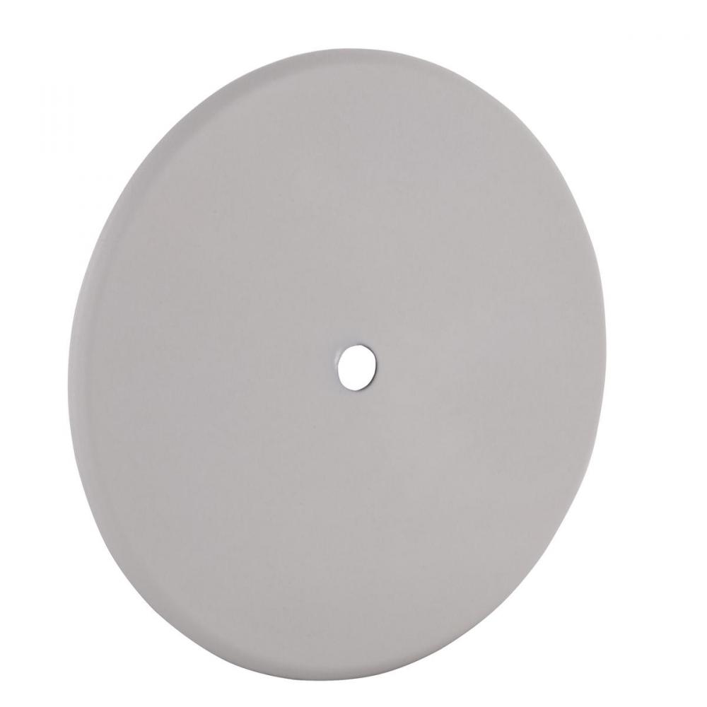 5 IN. ROUND BLANK PLATE FIX MOUNT WHITE