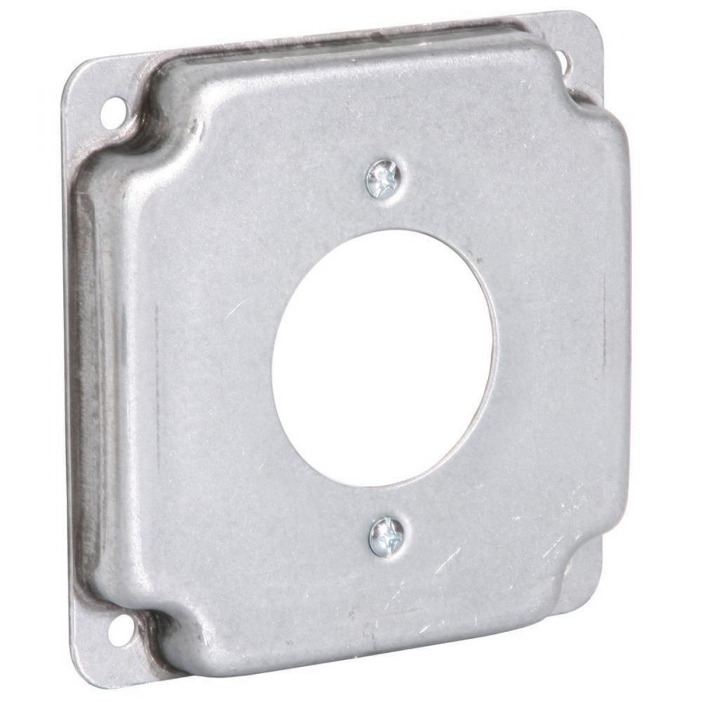 4SQ EXP COVER - 1 30A LOCKING RECEPTACLE