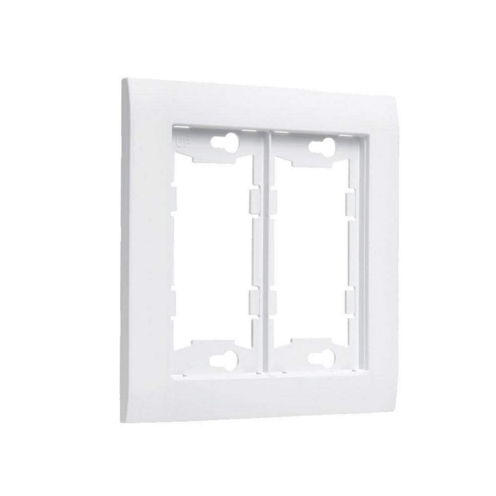 ALLURE 2G WALL PLATE WHITE