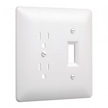 Raco-Taymac-Bell, a Hubbell affiliate 2400W - 2G MASQUE 2000 WALLPLT DUPLEX/TOGGLE WHT