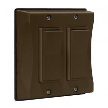 Raco-Taymac-Bell, a Hubbell affiliate 5127-2 - 2G WP DECORATOR COVER - BRONZE