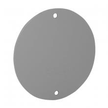 Raco-Taymac-Bell, a Hubbell affiliate 5374-0 - ROUND WEATHERPROOF BLANK COVER - GRAY