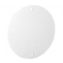 Raco-Taymac-Bell, a Hubbell affiliate 5374-1 - ROUND WEATHERPROOF BLANK COVER - WHITE