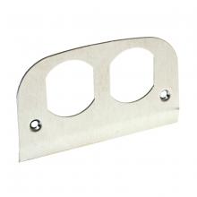 Raco-Taymac-Bell, a Hubbell affiliate 6313 - PEDASTAL HOUSE FACE PLATE - DUPLEX RECEP