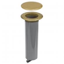 Raco-Taymac-Bell, a Hubbell affiliate 6RF151SR - ROUND DROP-IN FLOOR BOX KIT 15AMP  BRASS