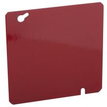 Raco-Taymac-Bell, a Hubbell affiliate 911-11 - 4-11/16 COVER FLAT - BLANK - RED