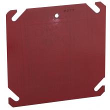 Raco-Taymac-Bell, a Hubbell affiliate 911-8 - 4SQ BLANK COVER - FLAT - RED