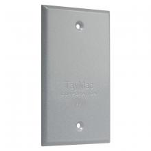 Raco-Taymac-Bell, a Hubbell affiliate BC100S - 1G VERT/HORIZ WP COVER BLANK - GRAY