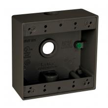 Raco-Taymac-Bell, a Hubbell affiliate DB350Z - 2G WP BOX (3) 1/2 IN. OUTLETS - BRONZE