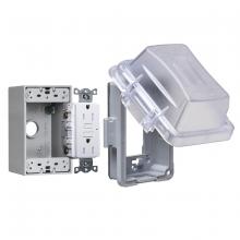 Raco-Taymac-Bell, a Hubbell affiliate MKG420CS - 1G WP BOX/EX DTY IN-USE CVR/ ST GFCI KIT