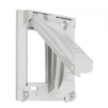 Raco-Taymac-Bell, a Hubbell affiliate MX2050WH - 2G VERT/HORZ 25IN1 FLIP COVER WHITE