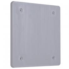 Raco-Taymac-Bell, a Hubbell affiliate PBC200GY - 2G WP COVER BLANK NON METALLIC - GRAY