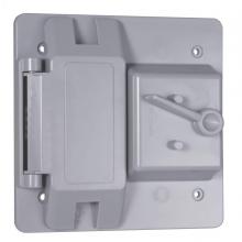 Raco-Taymac-Bell, a Hubbell affiliate PTC521GY - 2G NM WP COVER TOGGLE/8IN1 CONFIG - GRAY