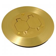 Raco-Taymac-Bell, a Hubbell affiliate RAC5500KIT - ROUND FLOOX BOX COVER KIT - BRASS