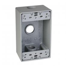 Raco-Taymac-Bell, a Hubbell affiliate SB350S - 1G WP BOX (3) 1/2 IN. OUTLETS - GRAY