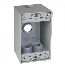 Raco-Taymac-Bell, a Hubbell affiliate SD450S - 1G WP DEEP BOX (4) 1/2 IN. OUTLETS - GY