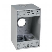 Raco-Taymac-Bell, a Hubbell affiliate SD475S - 1G WP DEEP BOX (4) 3/4 IN. OUTLETS - GY