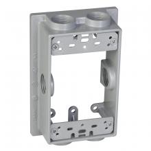Raco-Taymac-Bell, a Hubbell affiliate SE650S - 1G WP EXT ADAPT (6) 1/2 IN. OUTLETS  GY