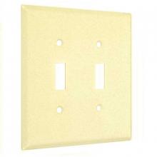 Raco-Taymac-Bell, a Hubbell affiliate WJTI-TT - 2G JUMBO (2) TOGGLE IVORY TEXTURED