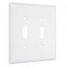 Raco-Taymac-Bell, a Hubbell affiliate WJTW-TT - 2G JUMBO (2) TOGGLE WHITE TEXTURED