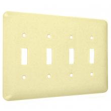 Raco-Taymac-Bell, a Hubbell affiliate WRTI-TTTT - 4G MAXI (4) TOGGLE IVORY TEXTURED
