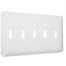 Raco-Taymac-Bell, a Hubbell affiliate WRTW-5T - 5G MAXI (5) TOGGLE WHITE TEXTURED