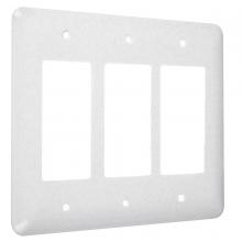 Raco-Taymac-Bell, a Hubbell affiliate WRTW-RRR - 3G MAXI (3) DECORATOR WHITE TEXTURED