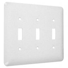 Raco-Taymac-Bell, a Hubbell affiliate WRTW-TTT - 3G MAXI (3) TOGGLE WHITE TEXTURED