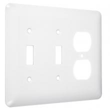 Raco-Taymac-Bell, a Hubbell affiliate WRW-TTD - 3G MAXI (2) TOGGLE / DUPLEX WHITE SMOOTH