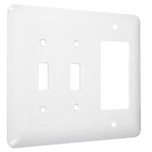 Raco-Taymac-Bell, a Hubbell affiliate WRW-TTR - 3G MAXI (2) TOGGLE / DECORA WHITE SMOOTH